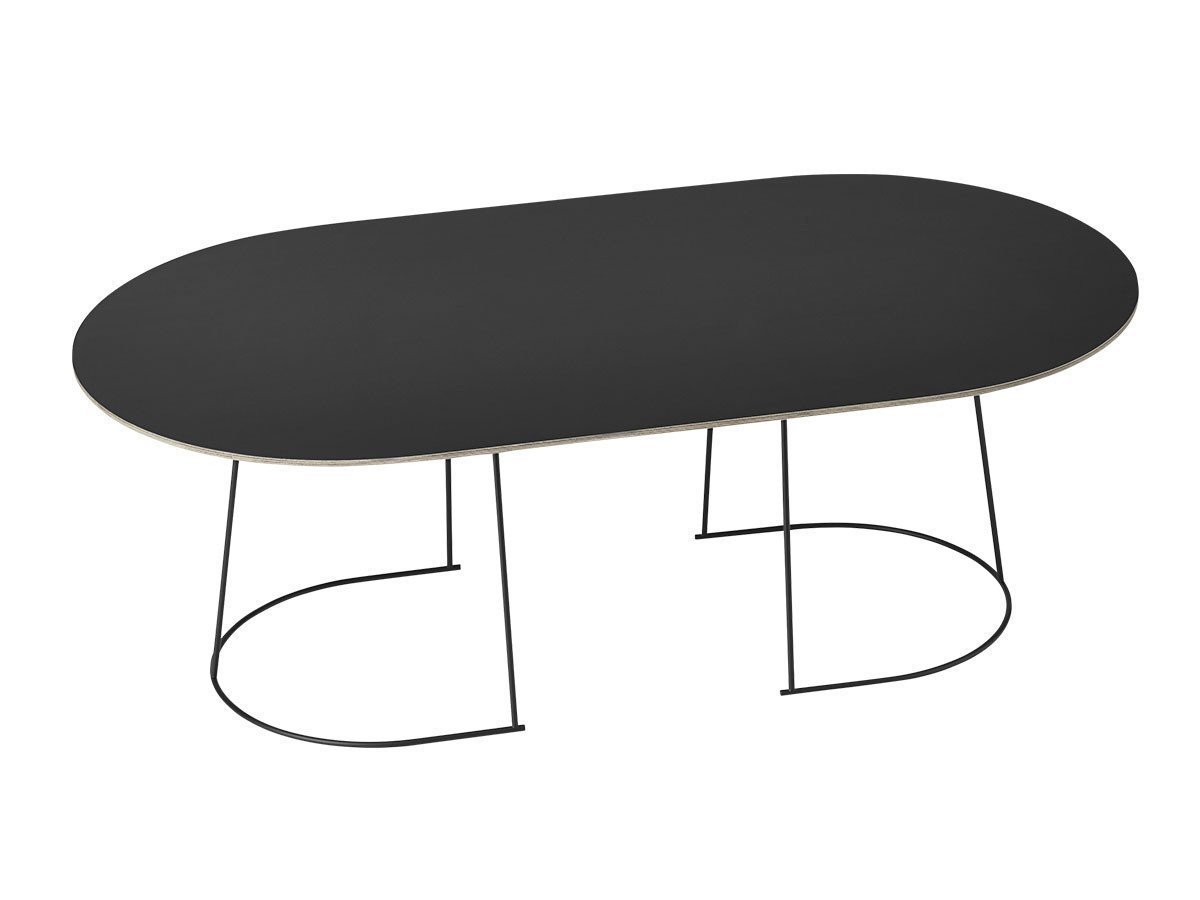 【ムート/MUUTO / GOODS】のAIRY COFFEE TABLE LARGE / エアリーコーヒーテーブル ラージ インテリア・キッズ・メンズ・レディースファッション・服の通販 founy(ファニー) 　送料無料　Free Shipping　テーブル　Table　フレーム　Flame　ホーム・キャンプ・アウトドア・お取り寄せ　Home,Garden,Outdoor,Camping Gear　家具・インテリア　Home Furniture & Interior. Stylish & Functional Living Spaces　テーブル　Table　ローテーブル・センターテーブル　Low Table/Center Table　ブラック|ID: prp329100000000891 ipo3291000000030185882