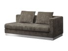 【フライミー ノワール/FLYMEe Noir / GOODS】の2P SOFA / 2人掛け片肘ソファ n5951(左アーム) 張地:グリード ナツメグ(Dランク)、セット内容:ソファ + 背クッション2点|ID: prp329100000000934 ipo3291000000030200038