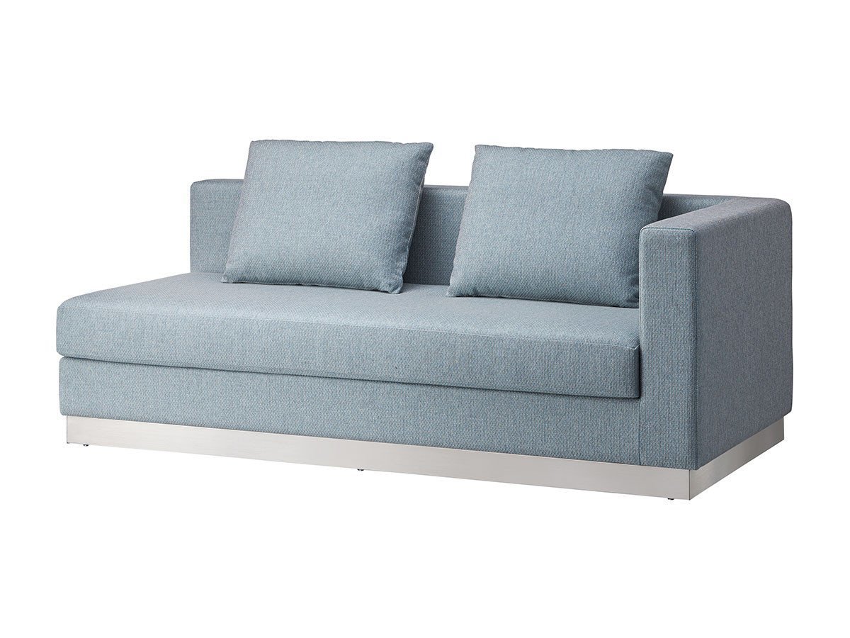 【フライミー ノワール/FLYMEe Noir / GOODS】の2P SOFA / 2人掛け片肘ソファ n5951(左アーム) インテリア・キッズ・メンズ・レディースファッション・服の通販 founy(ファニー) 　クッション　Cushion, Throw Pillow　シンプル　Simple, Minimal　トレンド　Trend, Trending Now　ビジネス 仕事 通勤　Business / Work / Commuting　フォルム　Silhouette, Form　ホーム・キャンプ・アウトドア・お取り寄せ　Home Living / Home & Lifestyle / Camping Gear / Outdoor Camping　家具・インテリア　Home Furniture & Interior. Stylish & Functional Living Spaces　ソファー　Couches & Sofas　張地:セット内容:ソファ + 背クッション2点|ID: prp329100000000934 ipo3291000000030200076