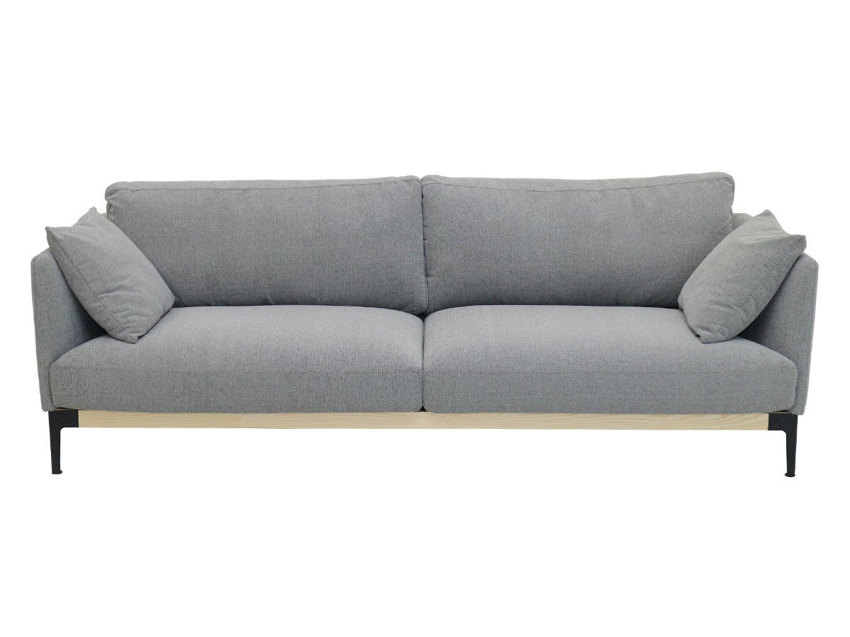 【デュアル/dual / GOODS】のsofa 2P / 3P / ソファ 2人掛け / 3人掛け インテリア・キッズ・メンズ・レディースファッション・服の通販 founy(ファウニー) 　スリム　Slim, Slim Fit　ファブリック　Fabric, Textile　ホーム・キャンプ・アウトドア・お取り寄せ　Home Living / Home & Lifestyle / Camping Gear / Outdoor Camping　家具・インテリア　Home Furniture & Interior. Stylish & Functional Living Spaces　ソファー　Couches & Sofas　張地:ライトグレー(ファブリック)、ベース:ホワイトアッシュ無垢材 / ナチュラル、サイズ:3人掛け|ID: prp329100000000957 ipo3291000000037062357