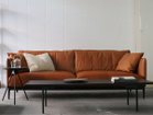 【デュアル/dual / GOODS】のsofa 2P / 3P / ソファ 2人掛け / 3人掛け 張地:キャメル(レザー)、ベース:ホワイトアッシュ無垢材 / ブラック、サイズ:3人掛け<&g|ID: prp329100000000957 ipo3291000000037062358