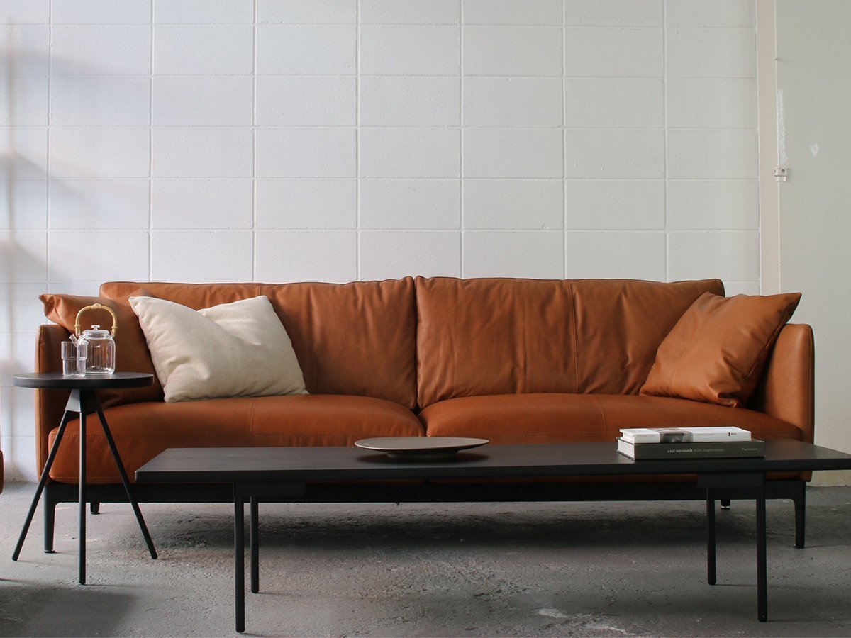 【デュアル/dual / GOODS】のsofa 2P / 3P / ソファ 2人掛け / 3人掛け インテリア・キッズ・メンズ・レディースファッション・服の通販 founy(ファウニー) 　スリム　Slim, Slim Fit　ファブリック　Fabric, Textile　ホーム・キャンプ・アウトドア・お取り寄せ　Home Living / Home & Lifestyle / Camping Gear / Outdoor Camping　家具・インテリア　Home Furniture & Interior. Stylish & Functional Living Spaces　ソファー　Couches & Sofas　張地:キャメル(レザー)、ベース:ホワイトアッシュ無垢材 / ブラック、サイズ:3人掛け<&g|ID: prp329100000000957 ipo3291000000037062358