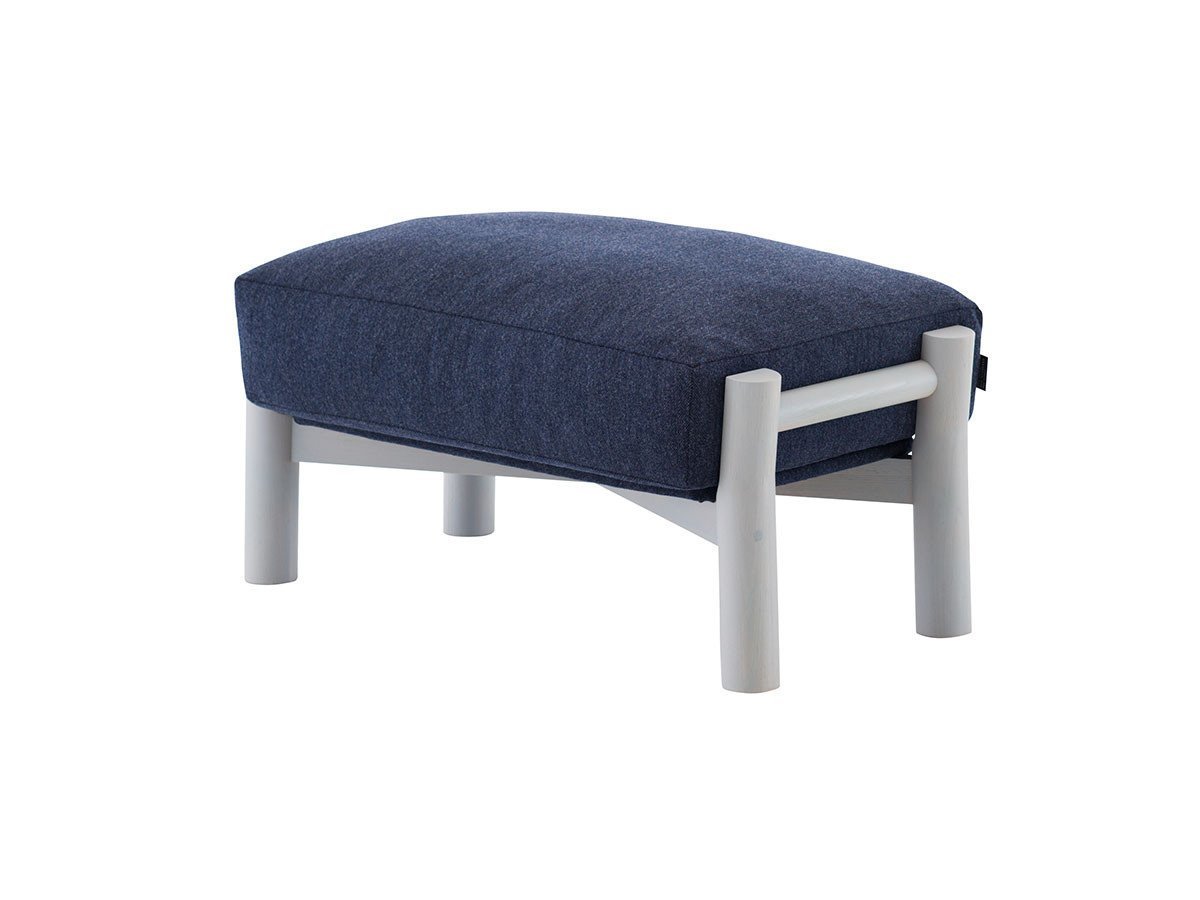 【カリモクニュースタンダード/KARIMOKU NEW STANDARD / GOODS】のCASTOR SOFA OTTOMAN / キャストールソファー オットマン インテリア・キッズ・メンズ・レディースファッション・服の通販 founy(ファニー) 　送料無料　Free Shipping　クッション　Cushion　コンパクト　Compact　フェザー　Feather　フォーム　Form　ホーム・キャンプ・アウトドア・お取り寄せ　Home,Garden,Outdoor,Camping Gear　家具・インテリア　Home Furniture & Interior. Stylish & Functional Living Spaces　ソファー　Sofa　オットマン　Ottoman　張地:ナイトブルー(タープ)、フレームグレイングレー|ID: prp329100000000971 ipo3291000000030209850