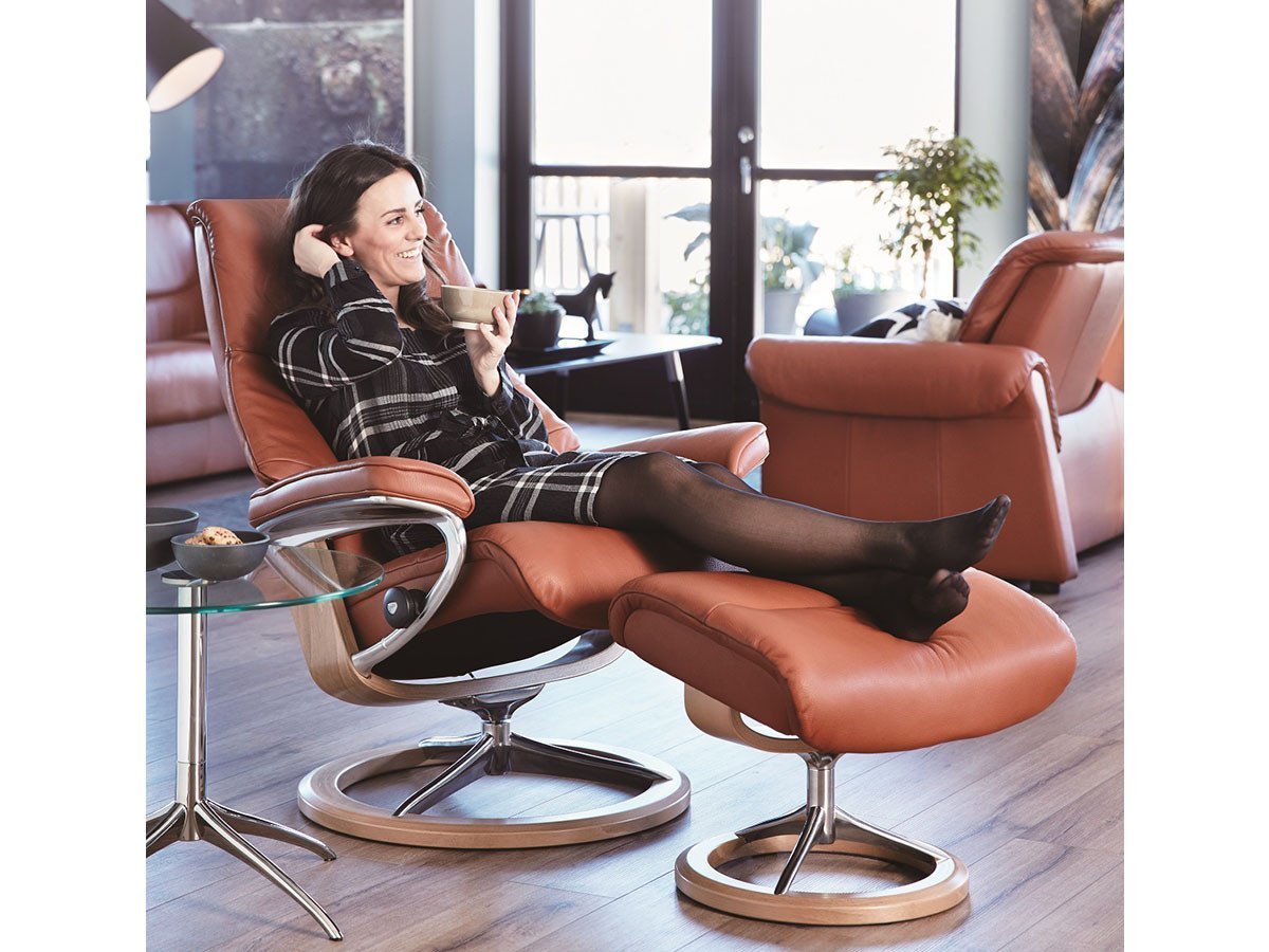 【ストレスレス/Stressless / GOODS】のStressless View Signature / ストレスレス ビュー シグニチャー 人気、トレンドファッション・服の通販 founy(ファニー) 　ウッド　Wood　エレガント 上品　Elegant　クッション　Cushion　シンプル　Simple　スタイリッシュ　Stylish　スプリング　Spring　フィット　Fit　フレーム　Flame　冬　Winter　おすすめ　Recommend　ホーム・キャンプ・アウトドア・お取り寄せ　Home,Garden,Outdoor,Camping Gear　家具・インテリア　Home Furniture & Interior. Stylish & Functional Living Spaces　チェア・椅子　Chair　リクライニングチェア　Recliner Chair　other-6|ID: prp329100000000973 ipo3291000000031489736