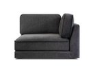 【フランネルソファ/FLANNEL SOFA / GOODS】のQUATT ONE ARM CORNER LARGE SOFA / クアット 1人掛けコーナー ラージソファ 張地:GB ダークグレー(グループ3)|ID: prp329100000000976 ipo3291000000030199593