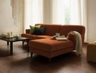 【フライミー ブラン/FLYMEe Blanc / GOODS】のCHAISE LONGUE / シェーズロング n59101(左アーム・真鍮キャスター脚) 組合せ例:2人掛け片肘ソファ(右アーム) 、シェーズロング(左アーム)参考イメージ|ID: prp329100000000991 ipo3291000000030211558