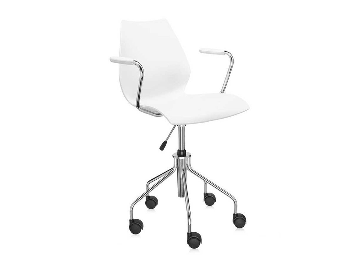 【カルテル/Kartell / GOODS】のMAUI / マウイアームキャスター インテリア・キッズ・メンズ・レディースファッション・服の通販 founy(ファニー) 送料無料 Free Shipping エレガント 上品 Elegant フレーム Frame, Outline ホーム・キャンプ・アウトドア・お取り寄せ Home Living / Home & Lifestyle / Camping Gear / Outdoor Camping 家具・インテリア Home Furniture & Interior. Stylish & Functional Living Spaces チェア・椅子 Seating & Chairs オフィスチェア・在宅ワーク用チェア Office & Desk Chairs ホワイト|ID: prp329100000001011 ipo3291000000034888066