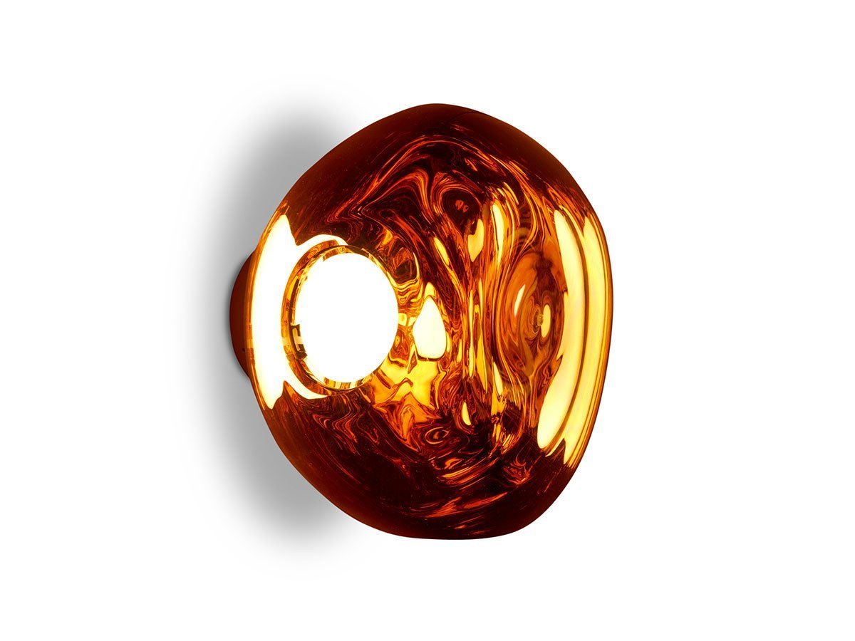 【トム ディクソン/Tom Dixon / GOODS】のMelt Mini Surface LED / メルト ミニ サーフェイス 内蔵LED ブラケット仕様 インテリア・キッズ・メンズ・レディースファッション・服の通販 founy(ファニー) 　ガラス　Glass, Glassware　ハンド　Hand, Handmade　フェイス　Face, Facial Design　フロント　Front, Front Design　送料無料　Free Shipping　ホーム・キャンプ・アウトドア・お取り寄せ　Home Living / Home & Lifestyle / Camping Gear / Outdoor Camping　家具・インテリア　Home Furniture & Interior. Stylish & Functional Living Spaces　ライト・照明　Lamps & Lighting Fixtures　コッパー|ID: prp329100000001023 ipo3291000000036853704