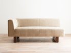 【ビス/BIS / GOODS】のLD One Arm Sofa / LDワンアーム 二人掛けソファ タイプ:右アーム、張地:カーキ|ID:prp329100000001035