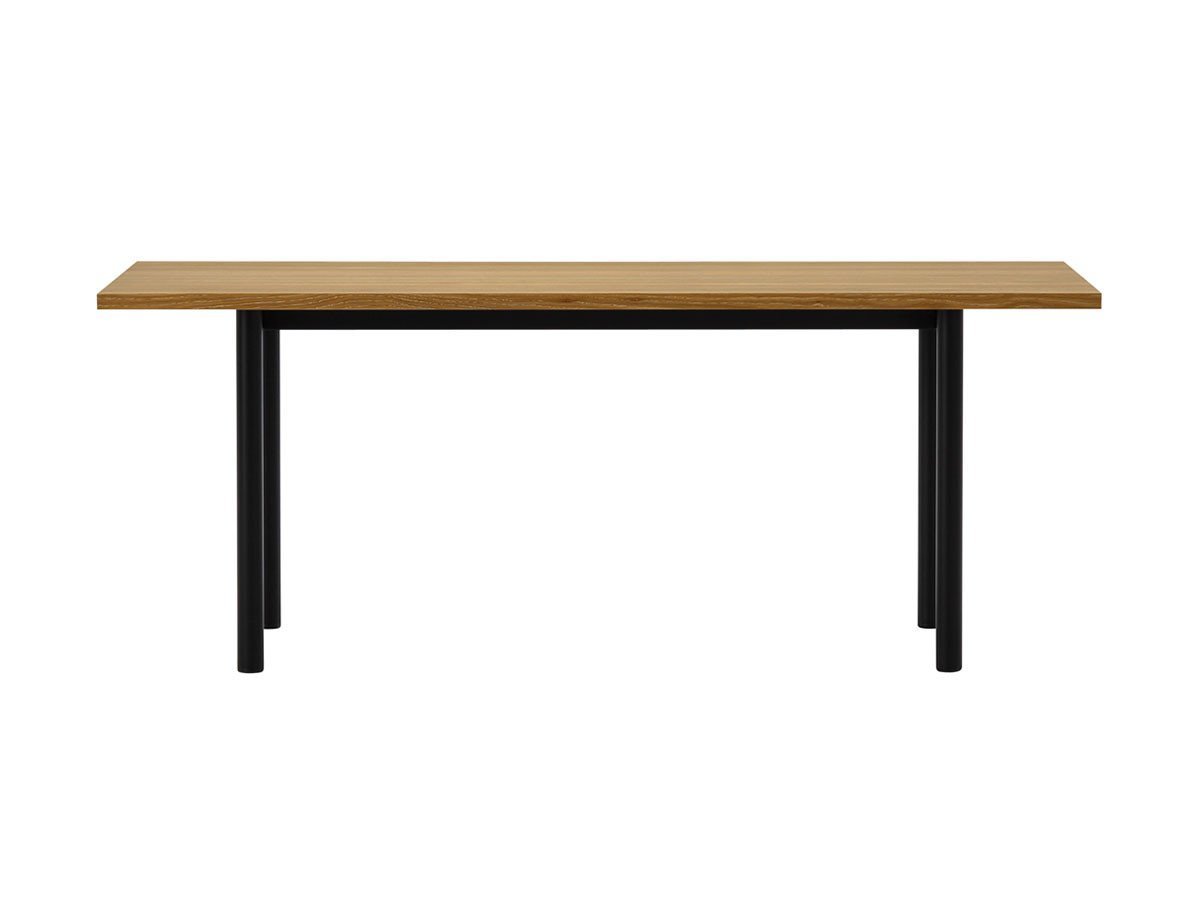 【マルタ/MALTA / GOODS】のSteel Leg Dining Table / スチールレッグ ダイニングテーブル インテリア・キッズ・メンズ・レディースファッション・服の通販 founy(ファウニー) 　シンプル　Simple, Minimal　テーブル　Table, Dining Table　バランス　Balance, Style Balance　フォルム　Silhouette, Form　ホーム・キャンプ・アウトドア・お取り寄せ　Home Living / Home & Lifestyle / Camping Gear / Outdoor Camping　家具・インテリア　Home Furniture & Interior. Stylish & Functional Living Spaces　テーブル　Dining, Coffee & Side Tables　ダイニングテーブル・食卓テーブル　Dining Tables　サイズ:幅180 × 奥行84cm、ウッド:ホワイトオーク C-0(ナチュラルクリア)<&gt|ID: prp329100000001112 ipo3291000000037089475