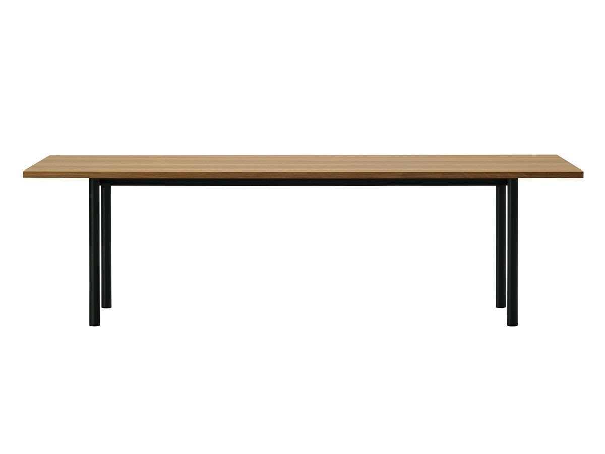 【マルタ/MALTA / GOODS】のSteel Leg Dining Table / スチールレッグ ダイニングテーブル インテリア・キッズ・メンズ・レディースファッション・服の通販 founy(ファウニー) 　シンプル　Simple, Minimal　テーブル　Table, Dining Table　バランス　Balance, Style Balance　フォルム　Silhouette, Form　ホーム・キャンプ・アウトドア・お取り寄せ　Home Living / Home & Lifestyle / Camping Gear / Outdoor Camping　家具・インテリア　Home Furniture & Interior. Stylish & Functional Living Spaces　テーブル　Dining, Coffee & Side Tables　ダイニングテーブル・食卓テーブル　Dining Tables　サイズ:幅240cm × 奥行105cm、ウッド:ホワイトオーク C-0(ナチュラルクリア)<|ID: prp329100000001112 ipo3291000000037089476