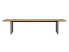 【マルタ/MALTA / GOODS】のSteel Leg Dining Table / スチールレッグ ダイニングテーブル サイズ:幅320cm × 奥行115cm、ウッド:ホワイトオーク C-0(ナチュラルクリア)<|ID: prp329100000001112 ipo3291000000037089477