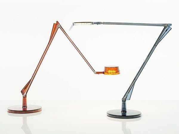 【カルテル/Kartell / GOODS】のALEDIN TEC / アラジン TEC インテリア・キッズ・メンズ・レディースファッション・服の通販 founy(ファニー) 　デスク　Desk　フラット　Flat　送料無料　Free Shipping　ホーム・キャンプ・アウトドア・お取り寄せ　Home,Garden,Outdoor,Camping Gear　家具・インテリア　Furniture　ライト・照明　Lighting & Light Fixtures　デスクライト・テーブルライト　Desk Light/Table Light　左:タイプ違いの「DEC(アンバー)」 右:本商品(ブルー)|ID: prp329100000001114 ipo3291000000030177723