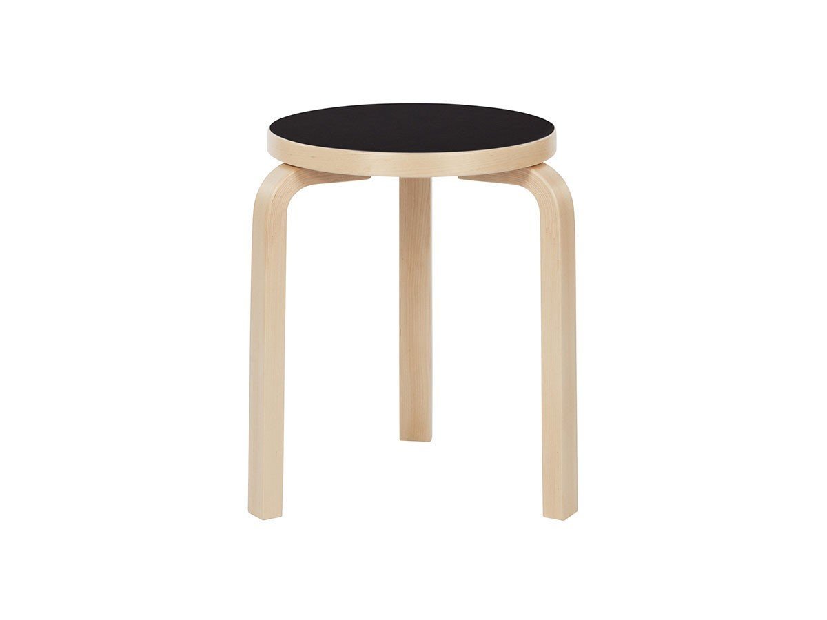 【アルテック/artek / GOODS】のSTOOL 60 / スツール 60 インテリア・キッズ・メンズ・レディースファッション・服の通販 founy(ファニー) 　シンプル　Simple, Minimal　フラット　Flat, Flat Shoes　送料無料　Free Shipping　ホーム・キャンプ・アウトドア・お取り寄せ　Home Living / Home & Lifestyle / Camping Gear / Outdoor Camping　家具・インテリア　Home Furniture & Interior. Stylish & Functional Living Spaces　チェア・椅子　Seating & Chairs　スツール・バースツール　Stools & Bar Stools　脚部:ナチュラルラッカー / 座面:ブラックリノリウム|ID: prp329100000001184 ipo3291000000036538556