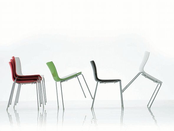 【アルペール/arper / GOODS】のCatifa 46 Armless Chair / カティファ46 アームレスチェア 単色タイプ 4本脚 インテリア・キッズ・メンズ・レディースファッション・服の通販 founy(ファニー) 　コンパクト　Compact　送料無料　Free Shipping　スタッキング可能です。|ID: prp329100000001202 ipo3291000000030225183