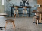 【ナガノインテリア/NAGANO INTERIOR / GOODS】のREAL counter chair / リアル カウンターチェア DC347-CN 背板を支える一本のフレームが見せる、力強い存在感を放つ後姿が魅力です。|ID: prp329100000001226 ipo3291000000030216693