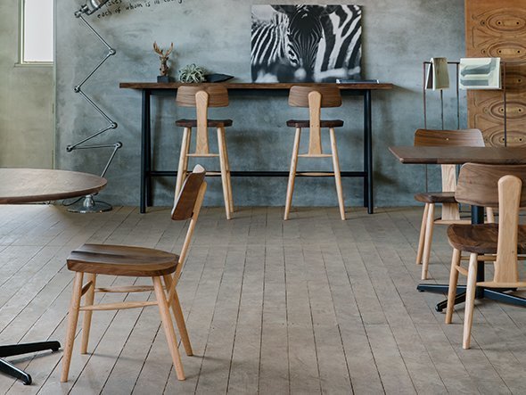 【ナガノインテリア/NAGANO INTERIOR / GOODS】のREAL counter chair / リアル カウンターチェア DC347-CN 人気、トレンドファッション・服の通販 founy(ファニー) 　送料無料　Free Shipping　テーブル　Table　フレーム　Flame　リアル　Real　ホーム・キャンプ・アウトドア・お取り寄せ　Home,Garden,Outdoor,Camping Gear　家具・インテリア　Furniture　チェア・椅子　Chair　カウンターチェア・ハイスツール　Counter Chair/High Stool　other-3|ID: prp329100000001226 ipo3291000000031546150