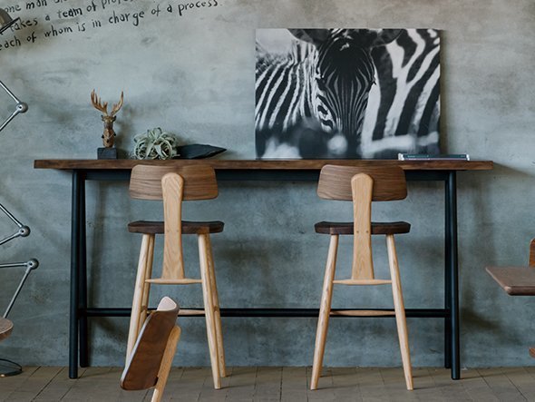 【ナガノインテリア/NAGANO INTERIOR / GOODS】のREAL counter chair / リアル カウンターチェア DC347-CN 人気、トレンドファッション・服の通販 founy(ファニー) 　送料無料　Free Shipping　テーブル　Table　フレーム　Flame　リアル　Real　ホーム・キャンプ・アウトドア・お取り寄せ　Home,Garden,Outdoor,Camping Gear　家具・インテリア　Furniture　チェア・椅子　Chair　カウンターチェア・ハイスツール　Counter Chair/High Stool　other-4|ID: prp329100000001226 ipo3291000000031546151