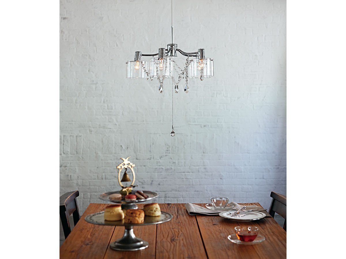 【フライミー ブラン/FLYMEe Blanc / GOODS】のChandelier Light / シャンデリアライト #104992 人気、トレンドファッション・服の通販 founy(ファニー) 　送料無料　Free Shipping　エレガント 上品　Elegant　ガラス　Glass, Glassware　クリスタル　Crystal, Swarovski　モダン　Modern, Contemporary　ホーム・キャンプ・アウトドア・お取り寄せ　Home Living / Home & Lifestyle / Camping Gear / Outdoor Camping　家具・インテリア　Home Furniture & Interior. Stylish & Functional Living Spaces　ライト・照明　Lamps & Lighting Fixtures　シャンデリア・クリスタル照明　Chandelier / Crystal Ceiling Light　other-2|ID: prp329100000001250 ipo3291000000031543139