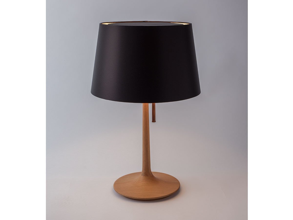 【フライミー ヴェール/FLYMEe vert / GOODS】のTable Stand / テーブルスタンド #106737 インテリア・キッズ・メンズ・レディースファッション・服の通販 founy(ファニー) 　送料無料　Free Shipping　サテン　Satin, Glossy Fabric　シンプル　Simple, Minimal　スタンド　Stand Collar, Upright Stand　テーブル　Table, Dining Table　ホーム・キャンプ・アウトドア・お取り寄せ　Home Living / Home & Lifestyle / Camping Gear / Outdoor Camping　家具・インテリア　Home Furniture & Interior. Stylish & Functional Living Spaces　ライト・照明　Lamps & Lighting Fixtures　シェード:黒、本体:オーク|ID: prp329100000001253 ipo3291000000036470849