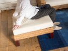 【カジャ/KAJA / GOODS】のFARGO Ottoman / ファーゴ オットマン Lサイズ 男性もゆったりと腰掛けることができます。|ID: prp329100000001255 ipo3291000000031700551