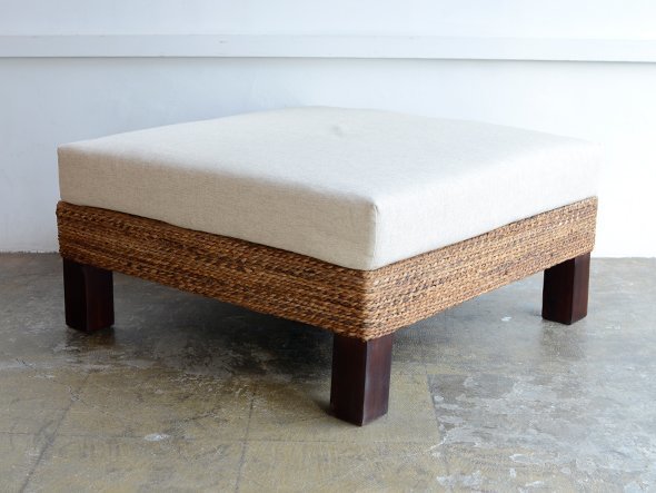 【カジャ/KAJA / GOODS】のFARGO Ottoman / ファーゴ オットマン Lサイズ インテリア・キッズ・メンズ・レディースファッション・服の通販 founy(ファニー) 　フレーム　Flame　リゾート　Resort　リーフ　Leaf　ホーム・キャンプ・アウトドア・お取り寄せ　Home,Garden,Outdoor,Camping Gear　家具・インテリア　Furniture　その他 インテリア雑貨、家具　Furniture, Interior, Others　フレームにはアジアン素材であるバナナリーフを使用。|ID: prp329100000001255 ipo3291000000031700554