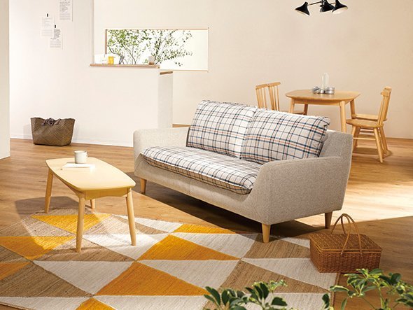 【フライミー ヴェール/FLYMEe vert / GOODS】のSofa / ソファ n97003(1色張り) インテリア・キッズ・メンズ・レディースファッション・服の通販 founy(ファニー) 　ホーム・キャンプ・アウトドア・お取り寄せ　Home Living / Home & Lifestyle / Camping Gear / Outdoor Camping　家具・インテリア　Home Furniture & Interior. Stylish & Functional Living Spaces　ソファー　Couches & Sofas　脚タイプ「丸脚(ナチュラル)」参考イメージ|ID: prp329100000001277 ipo3291000000036809614