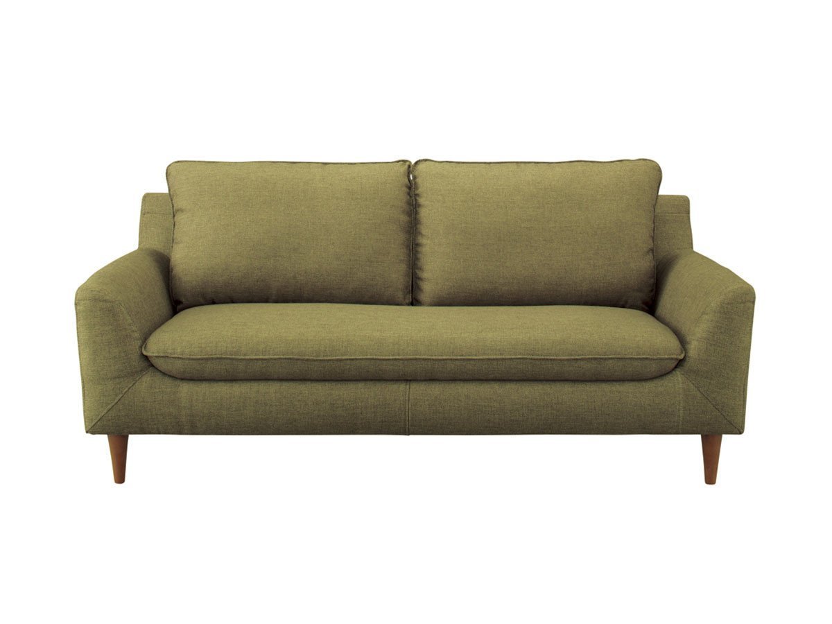 【フライミー ヴェール/FLYMEe vert / GOODS】のSofa / ソファ n97003(1色張り) インテリア・キッズ・メンズ・レディースファッション・服の通販 founy(ファニー) 　ホーム・キャンプ・アウトドア・お取り寄せ　Home Living / Home & Lifestyle / Camping Gear / Outdoor Camping　家具・インテリア　Home Furniture & Interior. Stylish & Functional Living Spaces　ソファー　Couches & Sofas　張地:モスグリーン、脚タイプ:丸脚(ダークブラウン)|ID: prp329100000001277 ipo3291000000036809625