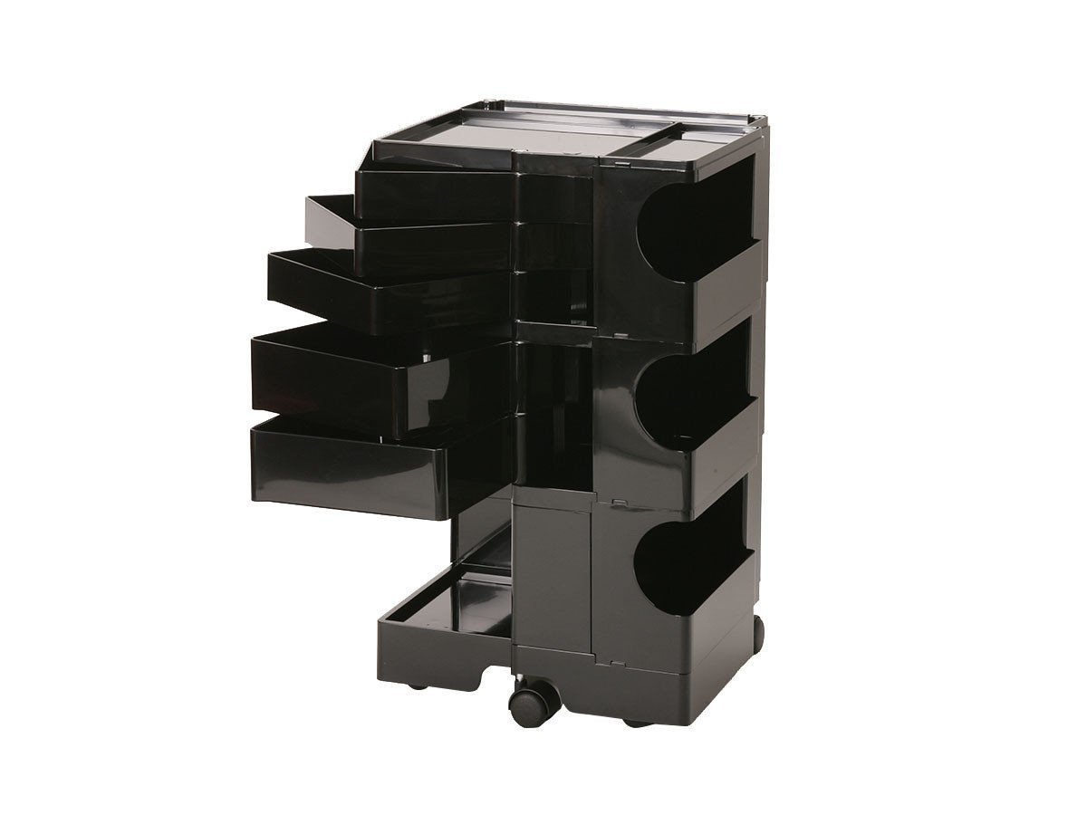 【ビーライン/B LINE / GOODS】のBoby Wagon / ボビーワゴン 3段5トレイ インテリア・キッズ・メンズ・レディースファッション・服の通販 founy(ファニー) 　イタリア　Italy　コレクション　Collection, Seasonal Line　テーブル　Table, Dining Table　デスク　Desk, Work Desk　ニューヨーク　New York, NYC Style　ポケット　Pocket, Pocket Detail　送料無料　Free Shipping　ホーム・キャンプ・アウトドア・お取り寄せ　Home Living / Home & Lifestyle / Camping Gear / Outdoor Camping　家具・インテリア　Home Furniture & Interior. Stylish & Functional Living Spaces　デスク・机　Study & Work Desks　デスクワゴン・サイドワゴン　Mobile Pedestal /Office Cart　ホーム・キャンプ・アウトドア・お取り寄せ　Home Living / Home & Lifestyle / Camping Gear / Outdoor Camping　家具・インテリア　Home Furniture & Interior. Stylish & Functional Living Spaces　収納家具・キャビネット　Storage Furniture　チェストワゴン・移動式収納　Mobile Wagon　ブラック|ID: prp329100000001291 ipo3291000000036803227