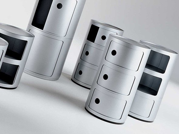 【カルテル/Kartell / GOODS】のCOMPONIBILI / コンポニビリ3 インテリア・キッズ・メンズ・レディースファッション・服の通販 founy(ファニー) 　送料無料　Free Shipping　コレクション　Collection, Seasonal Line　ニューヨーク　New York, NYC Style　ホーム・キャンプ・アウトドア・お取り寄せ　Home Living / Home & Lifestyle / Camping Gear / Outdoor Camping　家具・インテリア　Home Furniture & Interior. Stylish & Functional Living Spaces　収納家具・キャビネット　Storage Furniture　シェルフ・オープンラック・収納棚　Open Shelf Rack　シルバー|ID: prp329100000001336 ipo3291000000036813553