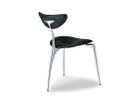 【フライミー ノワール/FLYMEe Noir / GOODS】のArmless Chair / アームレスチェア 3本脚 m71228 張地:本革ブラック|ID:prp329100000001441