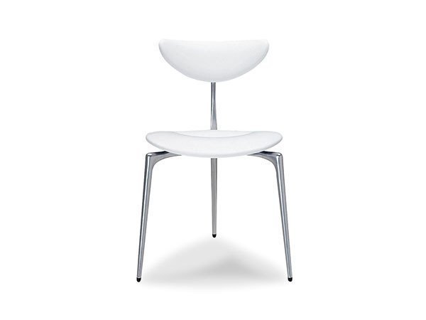 【フライミー ノワール/FLYMEe Noir / GOODS】のArmless Chair / アームレスチェア 3本脚 m71228 インテリア・キッズ・メンズ・レディースファッション・服の通販 founy(ファニー) 　送料無料　Free Shipping　ホーム・キャンプ・アウトドア・お取り寄せ　Home Living / Home & Lifestyle / Camping Gear / Outdoor Camping　家具・インテリア　Home Furniture & Interior. Stylish & Functional Living Spaces　チェア・椅子　Seating & Chairs　ダイニングチェア・木製チェア　Dining Chairs　張地:PVCホワイト|ID: prp329100000001441 ipo3291000000033286774