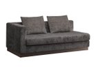 【フライミー ノワール/FLYMEe Noir / GOODS】の2P SOFA / 2人掛け片肘ソファ n5957(右アーム) 張地:グリード ナツメグ(Dランク)、脚部ウォルナット、セット内容:ソファ + 背クッション2点|ID: prp329100000001476 ipo3291000000013351579