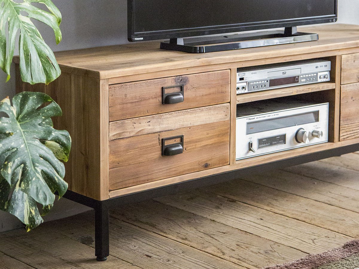 【ノットアンティークス/knot antiques / CRASH GATE / GOODS】のBABEL TV BOARD / バベル テレビボード 幅168cm(引出し2杯タイプ) インテリア・キッズ・メンズ・レディースファッション・服の通販 founy(ファニー) 　アンティーク　Antique　シンプル　Simple　ホーム・キャンプ・アウトドア・お取り寄せ　Home,Garden,Outdoor,Camping Gear　家具・インテリア　Furniture　テレビボード・テレビ台　TV Stand　テレビボード　Tv Board　参考イメージ|ID: prp329100000001486 ipo3291000000030242152
