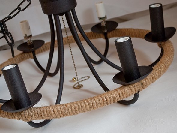 【ハモサ/HERMOSA / GOODS】のCIRCLE ROPE CHANDELIER / サークルロープシャンデリア 人気、トレンドファッション・服の通販 founy(ファニー) 　送料無料　Free Shipping　サークル　Circle, Round Design　フレーム　Frame, Outline　ヴィンテージ　Vintage Style　人気　Popular, Best Seller　ホーム・キャンプ・アウトドア・お取り寄せ　Home Living / Home & Lifestyle / Camping Gear / Outdoor Camping　家具・インテリア　Home Furniture & Interior. Stylish & Functional Living Spaces　ライト・照明　Lamps & Lighting Fixtures　シャンデリア・クリスタル照明　Chandelier / Crystal Ceiling Light　other-5|ID: prp329100000001492 ipo3291000000031543412