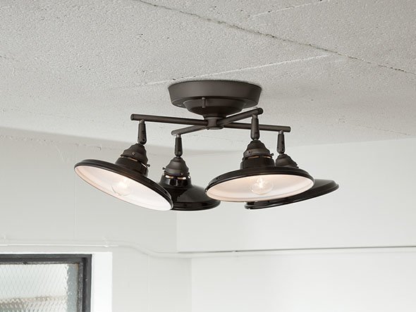 【フライミー ファクトリー/FLYMEe Factory / GOODS】のCUSTOM SERIES 4 Cross Ceiling Lamp × Petit Steel / カスタムシリーズ 4灯クロスシーリングランプ × スチール(プチ) インテリア・キッズ・メンズ・レディースファッション・服の通販 founy(ファニー) 　送料無料　Free Shipping　おすすめ　Recommended / Our Picks　クラシカル　Classical, Vintage-Inspired　シンプル　Simple, Minimal　ホーム・キャンプ・アウトドア・お取り寄せ　Home Living / Home & Lifestyle / Camping Gear / Outdoor Camping　家具・インテリア　Home Furniture & Interior. Stylish & Functional Living Spaces　ライト・照明　Lamps & Lighting Fixtures　シーリングライト・天井照明　Ceiling Light / Flush Mount Light　参考イメージ|ID: prp329100000001503 ipo3291000000030241184