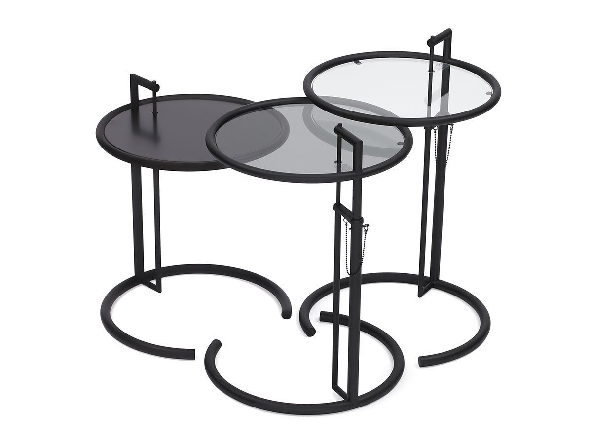 【クラシコン/ClassiCon / GOODS】のADJUSTABLE TABLE E1027 / アジャスタブルテーブル E1027 人気、トレンドファッション・服の通販 founy(ファニー) 　エレガント 上品　Elegant　ガラス　Glass, Glassware　クラシック　Classic, Timeless Style　クリスタル　Crystal, Swarovski　サマー　Summer, Summer Style　テーブル　Table, Dining Table　バランス　Balance, Style Balance　フォルム　Silhouette, Form　フランス　France, French　フレーム　Frame, Outline　メタル　Metal, Metal Parts　送料無料　Free Shipping　ホーム・キャンプ・アウトドア・お取り寄せ　Home Living / Home & Lifestyle / Camping Gear / Outdoor Camping　家具・インテリア　Home Furniture & Interior. Stylish & Functional Living Spaces　テーブル　Dining, Coffee & Side Tables　サイドテーブル・ナイトテーブル　Side & End Tables　other-5|ID: prp329100000001508 ipo3291000000031529739