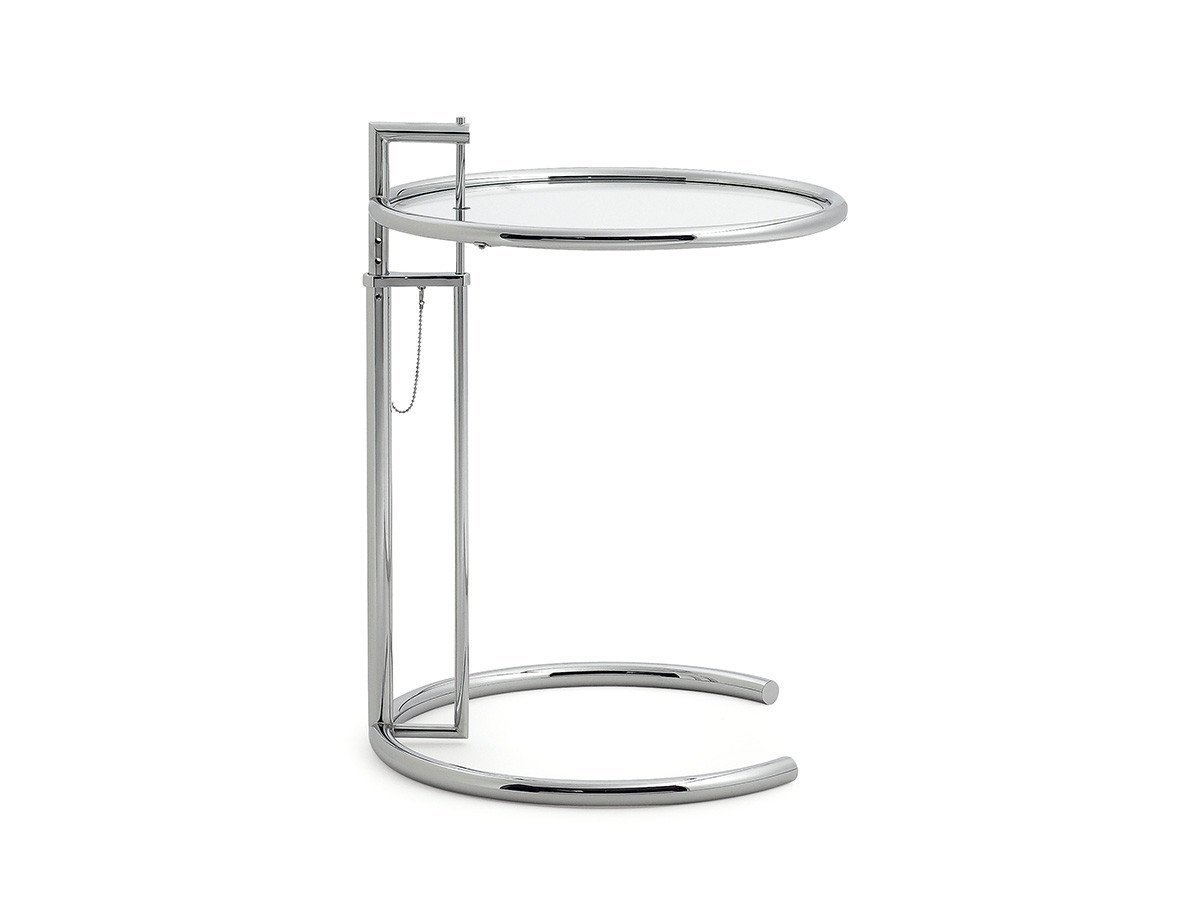 【クラシコン/ClassiCon / GOODS】のADJUSTABLE TABLE E1027 / アジャスタブルテーブル E1027 人気、トレンドファッション・服の通販 founy(ファニー) 　エレガント 上品　Elegant　ガラス　Glass, Glassware　クラシック　Classic, Timeless Style　クリスタル　Crystal, Swarovski　サマー　Summer, Summer Style　テーブル　Table, Dining Table　バランス　Balance, Style Balance　フォルム　Silhouette, Form　フランス　France, French　フレーム　Frame, Outline　メタル　Metal, Metal Parts　送料無料　Free Shipping　ホーム・キャンプ・アウトドア・お取り寄せ　Home Living / Home & Lifestyle / Camping Gear / Outdoor Camping　家具・インテリア　Home Furniture & Interior. Stylish & Functional Living Spaces　テーブル　Dining, Coffee & Side Tables　サイドテーブル・ナイトテーブル　Side & End Tables　other-6|ID: prp329100000001508 ipo3291000000031529741