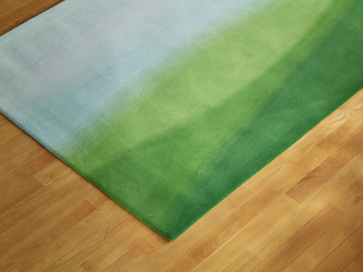 【山形緞通/Yamagata Dantsu / GOODS】のCONTEMPORARY LINE - KEI SERIES - hazuki / 現代ライン - 景シリーズ - はづき 255 × 255cm 人気、トレンドファッション・服の通販 founy(ファニー) 　グラデーション　Gradient, Ombre　夏　Summer　ホーム・キャンプ・アウトドア・お取り寄せ　Home Living / Home & Lifestyle / Camping Gear / Outdoor Camping　家具・インテリア　Home Furniture & Interior. Stylish & Functional Living Spaces　その他 インテリア雑貨、家具　Home Decor & Furniture Extras　other-2|ID: prp329100000001511 ipo3291000000031502234