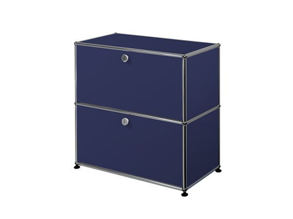 【ユーエスエム/USM / GOODS】のUSM Haller Sideboard / USMハラー サイドボード W / D / H:773 / 373 / 740mm ドロップダウンドア × 2 インテリア・キッズ・メンズ・レディースファッション・服の通販 founy(ファニー) コレクション Collection, Seasonal Line コンパクト Compact, Small Size シンプル Simple, Minimal ダウン Down, Puffer テーブル Table, Dining Table デスク Desk, Work Desk ドロップ Drop Shoulder, Dropped Style ニューヨーク New York, NYC Style ボックス Boxy, Box Shape ホーム・キャンプ・アウトドア・お取り寄せ Home Living / Home & Lifestyle / Camping Gear / Outdoor Camping 家具・インテリア Home Furniture & Interior. Stylish & Functional Living Spaces 収納家具・キャビネット Storage Furniture サイドボード・リビング収納 Cabinet / Storage Cabinet スティールブルー(海外取り寄せ)|ID: prp329100000001539 ipo3291000000036813725