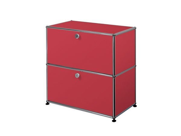 【ユーエスエム/USM / GOODS】のUSM Haller Sideboard / USMハラー サイドボード W / D / H:773 / 373 / 740mm ドロップダウンドア × 2 インテリア・キッズ・メンズ・レディースファッション・服の通販 founy(ファニー) コレクション Collection, Seasonal Line コンパクト Compact, Small Size シンプル Simple, Minimal ダウン Down, Puffer テーブル Table, Dining Table デスク Desk, Work Desk ドロップ Drop Shoulder, Dropped Style ニューヨーク New York, NYC Style ボックス Boxy, Box Shape ホーム・キャンプ・アウトドア・お取り寄せ Home Living / Home & Lifestyle / Camping Gear / Outdoor Camping 家具・インテリア Home Furniture & Interior. Stylish & Functional Living Spaces 収納家具・キャビネット Storage Furniture サイドボード・リビング収納 Cabinet / Storage Cabinet USM ルビーレッド(海外取り寄せ)|ID: prp329100000001539 ipo3291000000036813735