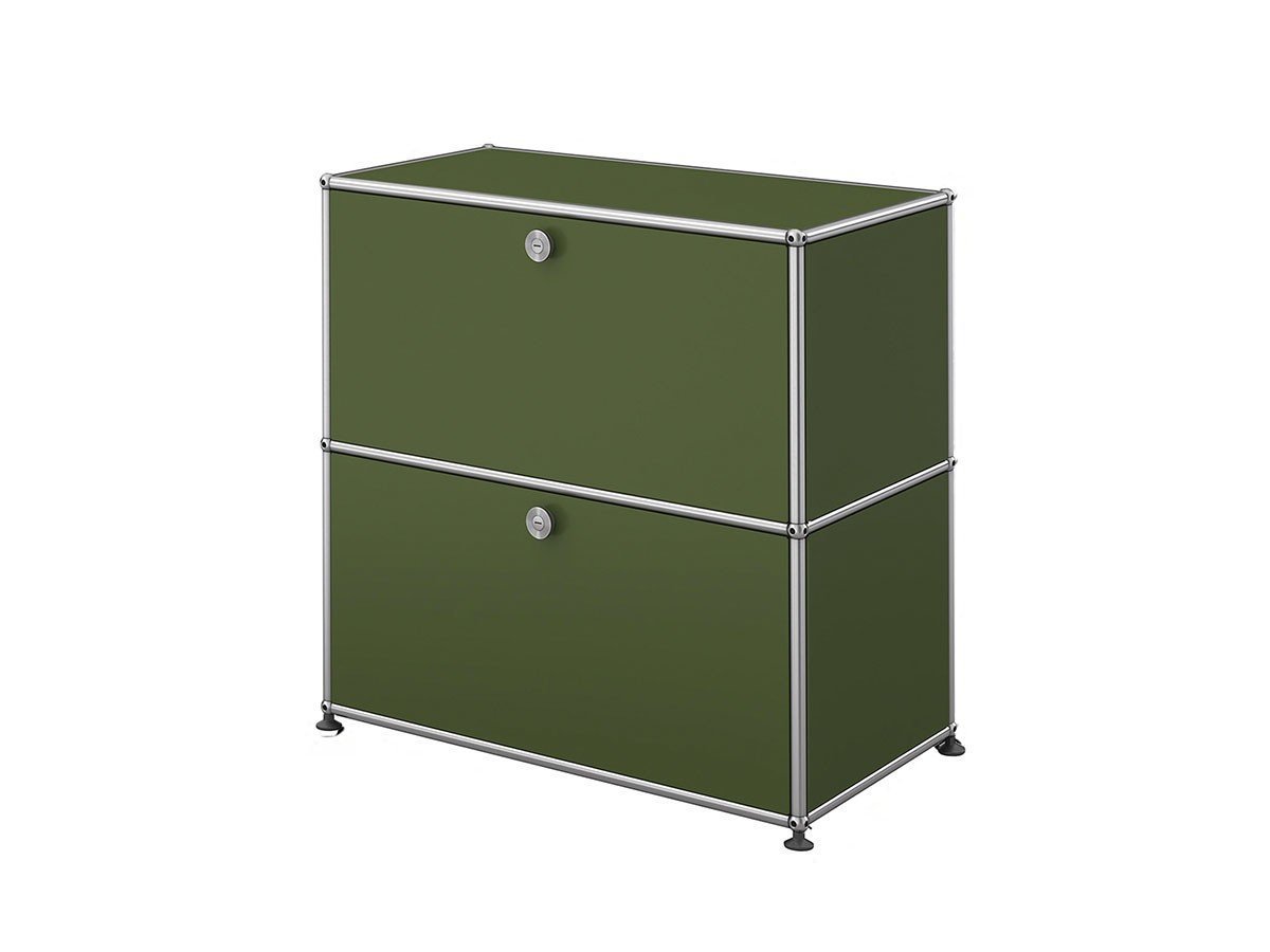 【ユーエスエム/USM / GOODS】のUSM Haller Sideboard / USMハラー サイドボード W / D / H:773 / 373 / 740mm ドロップダウンドア × 2 インテリア・キッズ・メンズ・レディースファッション・服の通販 founy(ファニー) コレクション Collection, Seasonal Line コンパクト Compact, Small Size シンプル Simple, Minimal ダウン Down, Puffer テーブル Table, Dining Table デスク Desk, Work Desk ドロップ Drop Shoulder, Dropped Style ニューヨーク New York, NYC Style ボックス Boxy, Box Shape ホーム・キャンプ・アウトドア・お取り寄せ Home Living / Home & Lifestyle / Camping Gear / Outdoor Camping 家具・インテリア Home Furniture & Interior. Stylish & Functional Living Spaces 収納家具・キャビネット Storage Furniture サイドボード・リビング収納 Cabinet / Storage Cabinet オリーブグリーン(海外取り寄せ)|ID: prp329100000001539 ipo3291000000036813737