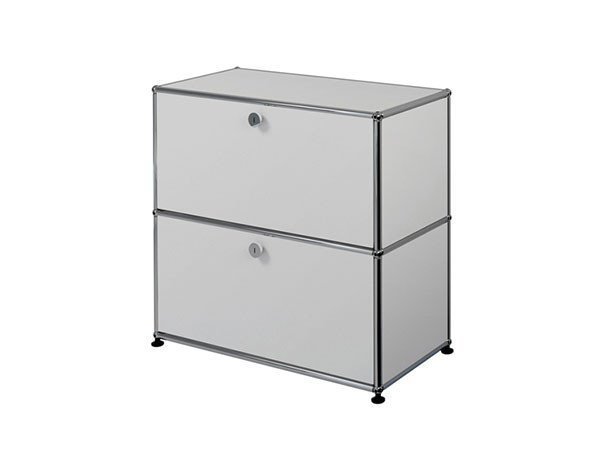 【ユーエスエム/USM / GOODS】のUSM Haller Sideboard / USMハラー サイドボード W / D / H:773 / 373 / 740mm ドロップダウンドア × 2 インテリア・キッズ・メンズ・レディースファッション・服の通販 founy(ファニー) コレクション Collection, Seasonal Line コンパクト Compact, Small Size シンプル Simple, Minimal ダウン Down, Puffer テーブル Table, Dining Table デスク Desk, Work Desk ドロップ Drop Shoulder, Dropped Style ニューヨーク New York, NYC Style ボックス Boxy, Box Shape ホーム・キャンプ・アウトドア・お取り寄せ Home Living / Home & Lifestyle / Camping Gear / Outdoor Camping 家具・インテリア Home Furniture & Interior. Stylish & Functional Living Spaces 収納家具・キャビネット Storage Furniture サイドボード・リビング収納 Cabinet / Storage Cabinet USM マットシルバー(海外取り寄せ)|ID: prp329100000001539 ipo3291000000036813810