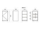 【マスターウォール/MASTERWAL / GOODS】のNOTE SYSTEM BOARD / ノート システムボード 高さ87cm キャビネット45 + ドロワーズ45 |ID: prp329100000001551 ipo3291000000030193862
