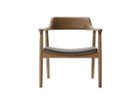 【ヒロシマ/HIROSHIMA / GOODS】のLounge Chair / ラウンジチェア 張座(オーク) フレームNL-0 ナチュラルホワイト、張地:M-02(MIX FLANO / #4099 グレー)|ID:prp329100000001597