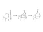 【フリッツ ハンセン/FRITZ HANSEN / GOODS】のN02 RECYCLE / N02 リサイクル アームチェア プラスチックキャスター付きベース N02-31 デザインスケッチ|ID: prp329100000001598 ipo3291000000030228209
