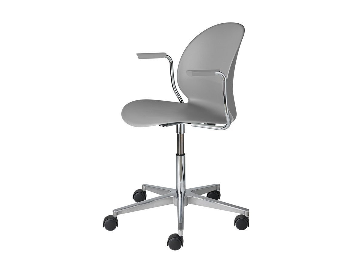 【フリッツ ハンセン/FRITZ HANSEN / GOODS】のN02 RECYCLE / N02 リサイクル アームチェア プラスチックキャスター付きベース N02-31 インテリア・キッズ・メンズ・レディースファッション・服の通販 founy(ファニー) 　サテン　Satin, Glossy Fabric　テーブル　Table, Dining Table　ワーク　Workwear, Utility Style　送料無料　Free Shipping　ホーム・キャンプ・アウトドア・お取り寄せ　Home Living / Home & Lifestyle / Camping Gear / Outdoor Camping　家具・インテリア　Home Furniture & Interior. Stylish & Functional Living Spaces　チェア・椅子　Seating & Chairs　アームチェア・アクセントチェア　Armchairs & Accent Chairs　ホーム・キャンプ・アウトドア・お取り寄せ　Home Living / Home & Lifestyle / Camping Gear / Outdoor Camping　家具・インテリア　Home Furniture & Interior. Stylish & Functional Living Spaces　チェア・椅子　Seating & Chairs　オフィスチェア・在宅ワーク用チェア　Office & Desk Chairs　グレー|ID: prp329100000001598 ipo3291000000033429963