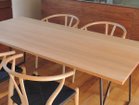 【杉山製作所/Sugiyama Seisakusho / GOODS】のKUROTETSU KADO DINING TABLE 700 / クロテツ カド ダイニングテーブル 700 天板「ホワイトオーク」参考イメージ|ID: prp329100000001625 ipo3291000000034047632