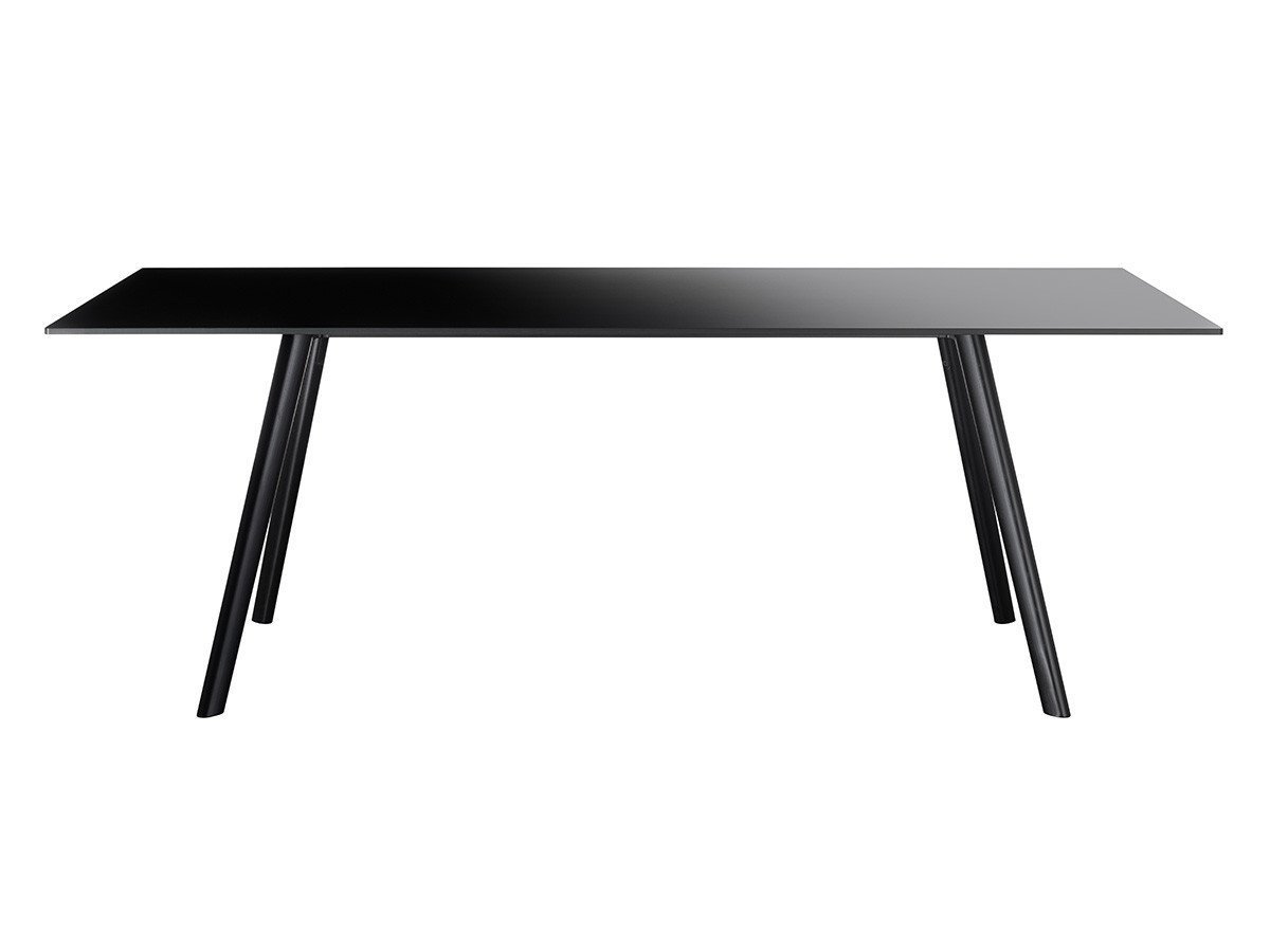 【マジス/MAGIS / GOODS】のPILO / ピロ テーブル インテリア・キッズ・メンズ・レディースファッション・服の通販 founy(ファニー) スタイリッシュ Stylish, Fashionable テーブル Table, Dining Table フレーム Frame, Outline モダン Modern, Contemporary ホーム・キャンプ・アウトドア・お取り寄せ Home Living / Home & Lifestyle / Camping Gear / Outdoor Camping 家具・インテリア Home Furniture & Interior. Stylish & Functional Living Spaces テーブル Dining, Coffee & Side Tables ダイニングテーブル・食卓テーブル Dining Tables ブラック × ブラック脚、サイズ:幅200 × 奥行90cm|ID: prp329100000001660 ipo3291000000036860169