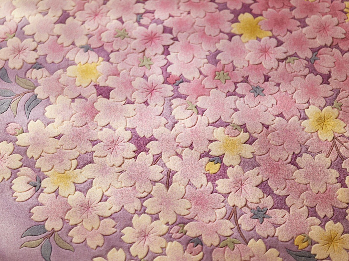 【山形緞通/Yamagata Dantsu / GOODS】のCLASSIC LINE okazu / 古典ライン 桜花図 262 × 262cm 人気、トレンドファッション・服の通販 founy(ファニー) 　ホーム・キャンプ・アウトドア・お取り寄せ　Home Living / Home & Lifestyle / Camping Gear / Outdoor Camping　家具・インテリア　Home Furniture & Interior. Stylish & Functional Living Spaces　その他 インテリア雑貨、家具　Home Decor & Furniture Extras　other-4|ID: prp329100000001694 ipo3291000000031492323